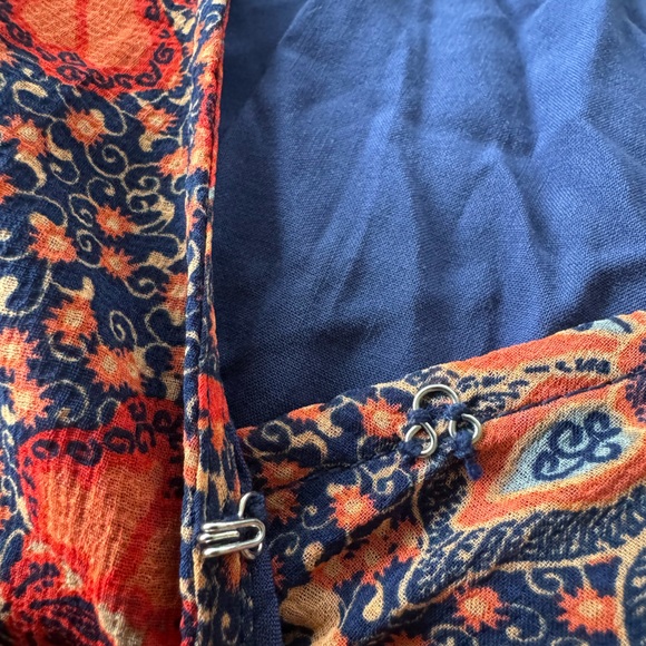 Free People dress Paisley Pattern small new - Picture 6 of 9